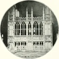 An illustration from The Cathedrals of England and Wales : their history, architecture, and associations ; with a series of Rembrandt plates and many illustrations in the text (1906)