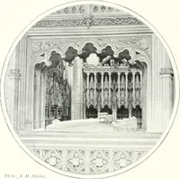 An illustration from The Cathedrals of England and Wales : their history, architecture, and associations ; with a series of Rembrandt plates and many illustrations in the text (1906)
