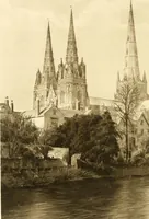 An illustration from The Cathedrals of England and Wales : their history, architecture, and associations ; with a series of Rembrandt plates and many illustrations in the text (1906)