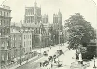 An illustration from The Cathedrals of England and Wales : their history, architecture, and associations ; with a series of Rembrandt plates and many illustrations in the text (1906)