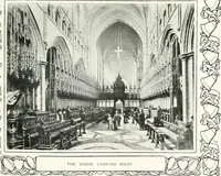 An illustration from The Cathedrals of England and Wales : their history, architecture, and associations ; with a series of Rembrandt plates and many illustrations in the text (1906)