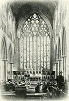 An illustration from The Cathedrals of England and Wales : their history, architecture, and associations ; with a series of Rembrandt plates and many illustrations in the text (1906)
