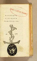 An illustration from Catullus. Tibullus. Propertius (1515)