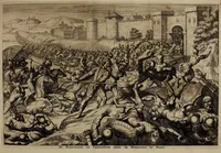 An illustration from C. Cornelius Tacitus. Jaarboeken en Historien, ook zyn Germanie (1684)