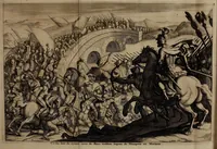 An illustration from C. Cornelius Tacitus. Jaarboeken en Historien, ook zyn Germanie (1684)