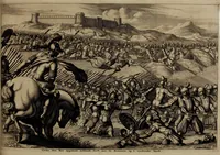 An illustration from C. Cornelius Tacitus. Jaarboeken en Historien, ook zyn Germanie (1684)