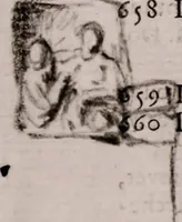 Picture 7 of 7 from Catalogue d'estampes des plus grands maîtres italiens, flamands & françois, de divers recueils d'estampes, d'architecture de différents maîtres, & autres traités sur les arts, dépendants de la succession de M. Mariette, contrôleur-genéral de la Grande-Chancellerie de France, honoraire amateur de l'Academie royale de peinture & sculpture & de l'Academie de Florence ... (1775), leaf 60