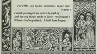 Picture 16 of 38 from The celebrated Hans Holbein's Alphabet of death : illustrated with old borders engraved on wood with Latin sentences and English quatrains (1856), leaf 27
