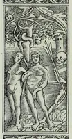 An illustration from The celebrated Hans Holbein's Alphabet of death : illustrated with old borders engraved on wood with Latin sentences and English quatrains (1856)