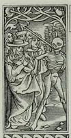 An illustration from The celebrated Hans Holbein's Alphabet of death : illustrated with old borders engraved on wood with Latin sentences and English quatrains (1856)