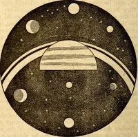 An illustration from Celestial scenery, or, The Wonders of the planetary system displayed : illustrating the perfections of deity and a plurality of worlds (1845)