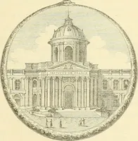 An illustration from Celse, Vitruve, Censorin (oeuvres complètes), Frontin (Des aqueducs de Rome) ; avec la traduction en français [et] publiés sous la direction de M. Nisard (1866)