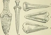 An illustration from The Celt, the Roman, and the Saxon : a history of the early inhabitants of Britain, down to the conversion of the Anglo-Saxons to Christianity ; illustrated by the ancient remains brought to light by recent research / by Thomas Wright ; with numerous engravings on wood (1902)