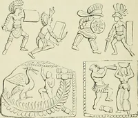An illustration from The Celt, the Roman, and the Saxon : a history of the early inhabitants of Britain, down to the conversion of the Anglo-Saxons to Christianity ; illustrated by the ancient remains brought to light by recent research / by Thomas Wright ; with numerous engravings on wood (1902)