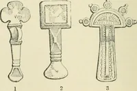 An illustration from The Celt, the Roman, and the Saxon : a history of the early inhabitants of Britain, down to the conversion of the Anglo-Saxons to Christianity ; illustrated by the ancient remains brought to light by recent research / by Thomas Wright ; with numerous engravings on wood (1902)