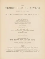 Picture 1 of 7 from The Cemeteries of Abydos (1913), leaf 7