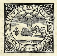 An illustration from Censvra Sacrae Facvltatis Theologiae Cadomensis (1668)