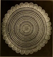 An illustration from Center pieces and lungh sets in crochet work .. (1915)