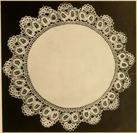 An illustration from Center pieces and lungh sets in crochet work .. (1915)