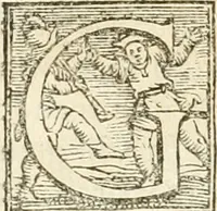 An illustration from Cento givochi liberali, et d'ingegno (1551)