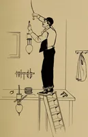 An illustration from Central station experiences, a series of narratives on the trials and tribulations of a steam engineer while learning to run an electric station; (1901)