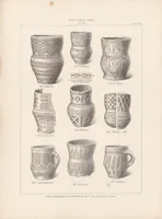 An illustration from Ceramic art in remote ages : with essays on the symbols of the circle, the cross and circle, the circle and ray ornament, the fylfot, and the serpent, showing their relation to the primitive forms of solar and nature worship (1874)