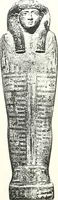 An illustration from Cercueils anthropoïdes des prêtres de Montou (1913)