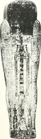 An illustration from Cercueils anthropoïdes des prêtres de Montou (1913)