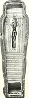 An illustration from Cercueils anthropoïdes des prêtres de Montou (1913)