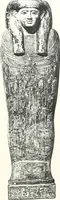 An illustration from Cercueils anthropoïdes des prêtres de Montou (1913)