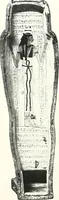 An illustration from Cercueils anthropoïdes des prêtres de Montou (1913)