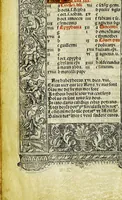 An illustration from Ces presentes heures a lusaige de Ro[m]me tout au long sans rie[n]s requerir : auec les figures de lapocalipse [&] plusieurs autres belles hystoires faictes a la mode dytalic (1505)