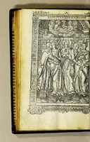An illustration from Ces presentes heures a lusaige de Ro[m]me tout au long sans rie[n]s requerir : auec les figures de lapocalipse [&] plusieurs autres belles hystoires faictes a la mode dytalic (1505)