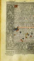 An illustration from Ces presentes heures a lusaige de Ro[m]me tout au long sans rie[n]s requerir : auec les figures de lapocalipse [&] plusieurs autres belles hystoires faictes a la mode dytalic (1505)