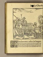 An illustration from Cest la deduction du sumptueux ordre, plaisantz spectacles et magnifiques theatres dresses, et exhibes par les citoiens de Rouen ville metropolitaine du pays de Normandie, : a la sacree maiesté du treschristian [sic] Roy de France, Henry Secō[n]d leur souuerain seigneur, et à tresillustre [sic] dame, ma dame Katharine de Medicis, la royne son espouze, lors de leur triumphant ioyeulx & nouuel aduenement en icelle ville, qui fut es iours de mercredy & ieudy premier & secō[n]d iours d'octobre, mil cinq cens cinquante, et pour plus expresse intelligence de ce tant excellent triumphe, les figures & pourtraictz des principaulx a[d]ornementz d'iceluy y sont apposez chascun en son lieu comme l'on pourra veoir par le discours de l'histoire. Auec priuilege du Roy (1551)