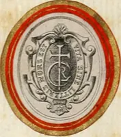 Picture 4 of 45 from Cest la dedvction du sumptueux ordre, plaisantz spectacles et magnifiqves theatres : dresses et exhibes par les citoiens de Rouen, ville metropolitaine du pays de Normandie, a la sacree maiesté du treschristian roy de France, Henry Secõd leur souuerain seigneur, et à tresillustre dame, ma dame Katharine de Medicis, la royne son espouze, lors de leur triumphant, ioyeulx & nouuel aduenement en icelle ville, qui fut es iours de mercredy & ieudy premier & secõd iours d'octobre, mil cinq cens cinquante : et pour plus expresse intelligence de ce tant excellent triumphe, les figures & pourtraictz des principaulx aornementz d'iceluy y sont apposez chascun en son lieu comme l'on pourra veoir par le discours de l'histoire (1551), leaf 5