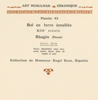 An illustration from La céramique dans l'art musulman (1913)
