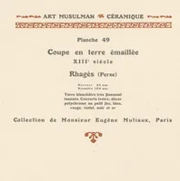 An illustration from La céramique dans l'art musulman (1913)