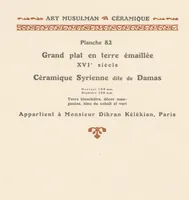 An illustration from La céramique dans l'art musulman (1913)