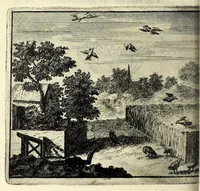 An illustration from C.F. Menestrerii S.J. Philosophia imaginum, id est, Sylloge symbolorum amplissima : qua plurima regum, principum, nobilium, foeminarum illustrium, eruditorum, aliorumque virorum in Europa praestantium, quae prostant, summa diligentia sunt congesta methodoque succincta exhibita : e lingua Gallica in Latinam translata, figurisque elegantioribus ac antea ornata (1695)