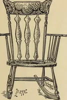 An illustration from Chairs, reed and rattan rockers. (1900)
