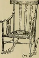 An illustration from Chairs, reed and rattan rockers. (1900)