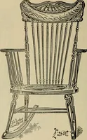 An illustration from Chairs, reed and rattan rockers. (1900)