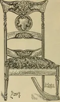 An illustration from Chairs, reed and rattan rockers. (1900)