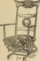An illustration from Chairs, reed and rattan rockers. (1900)