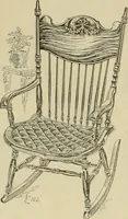 An illustration from Chairs, reed and rattan rockers. (1900)