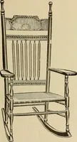 An illustration from Chairs, reed and rattan rockers. (1900)