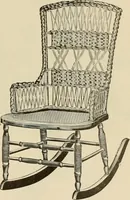 An illustration from Chairs, reed and rattan rockers. (1900)