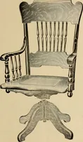 An illustration from Chairs, reed and rattan rockers. (1900)