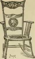An illustration from Chairs, reed and rattan rockers. (1900)